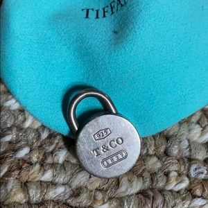Tiffany & Co. Jewelry - Tiffany & Co Silver Round Lock Pendant Tiffany & Co. Jewelry - Tiffany & Co Silver Round Lock Pendant